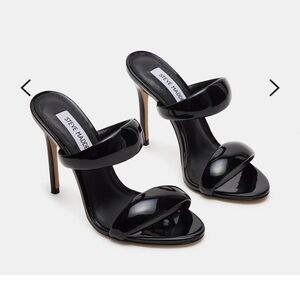 Steve Madden Saturn black patent mule - size 7